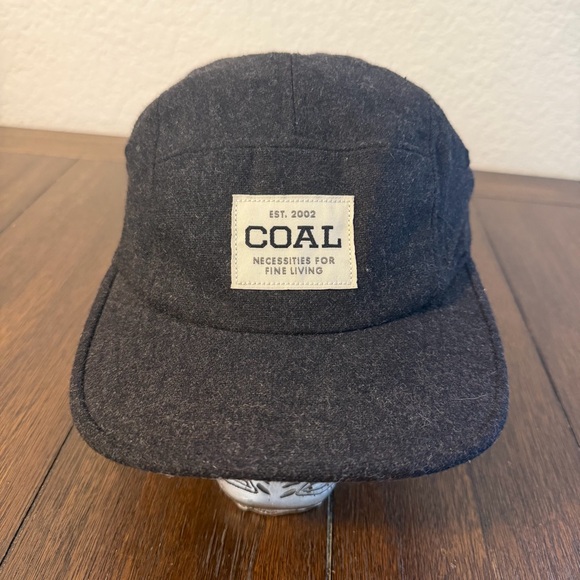 cole headwear Other - Coal Headwear 5 Panel Fleece Wool Blend Adjustable Hat Cap Hike Men Women Black